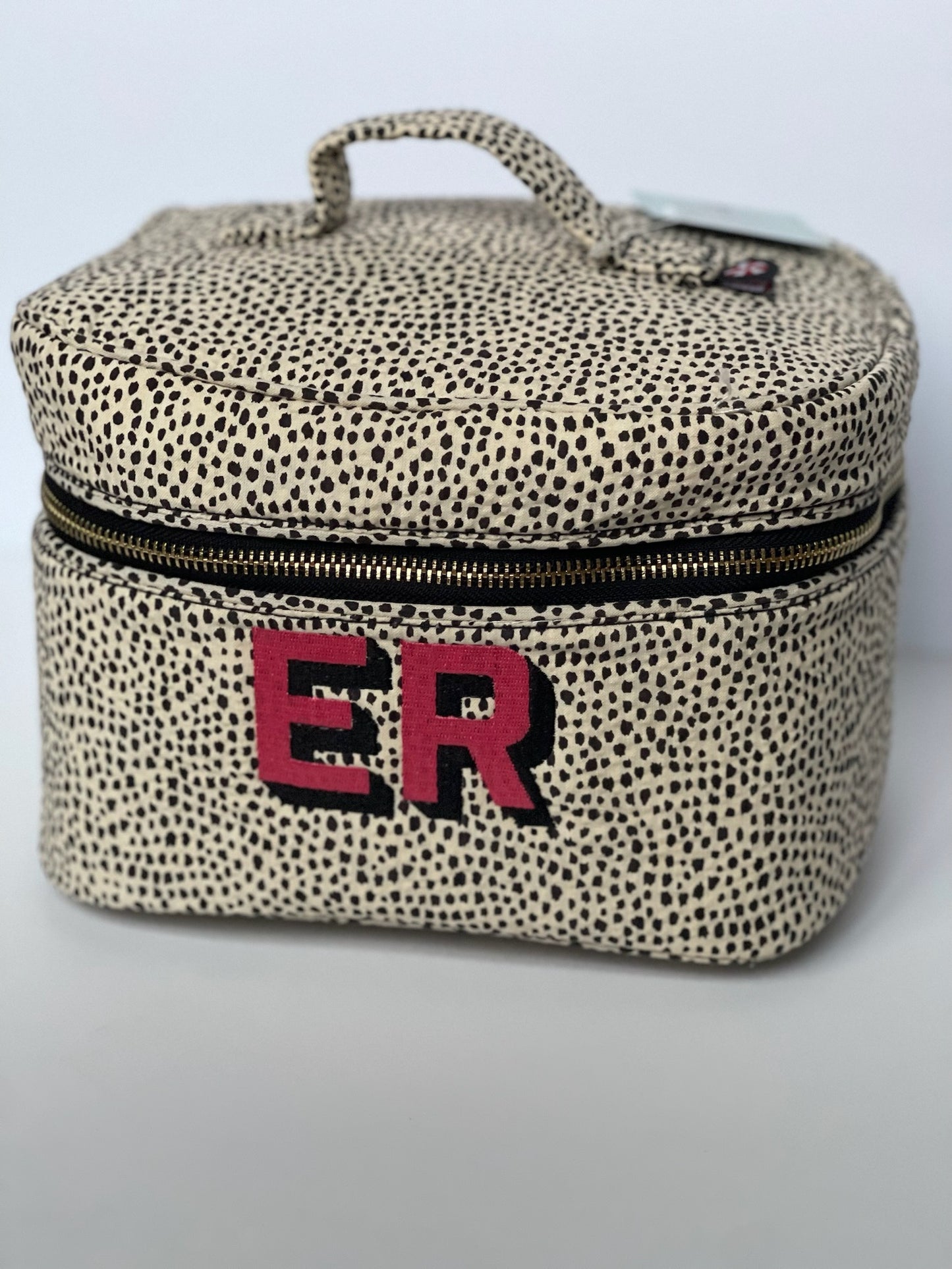 Cheetah Seersucker Train Case by MINT