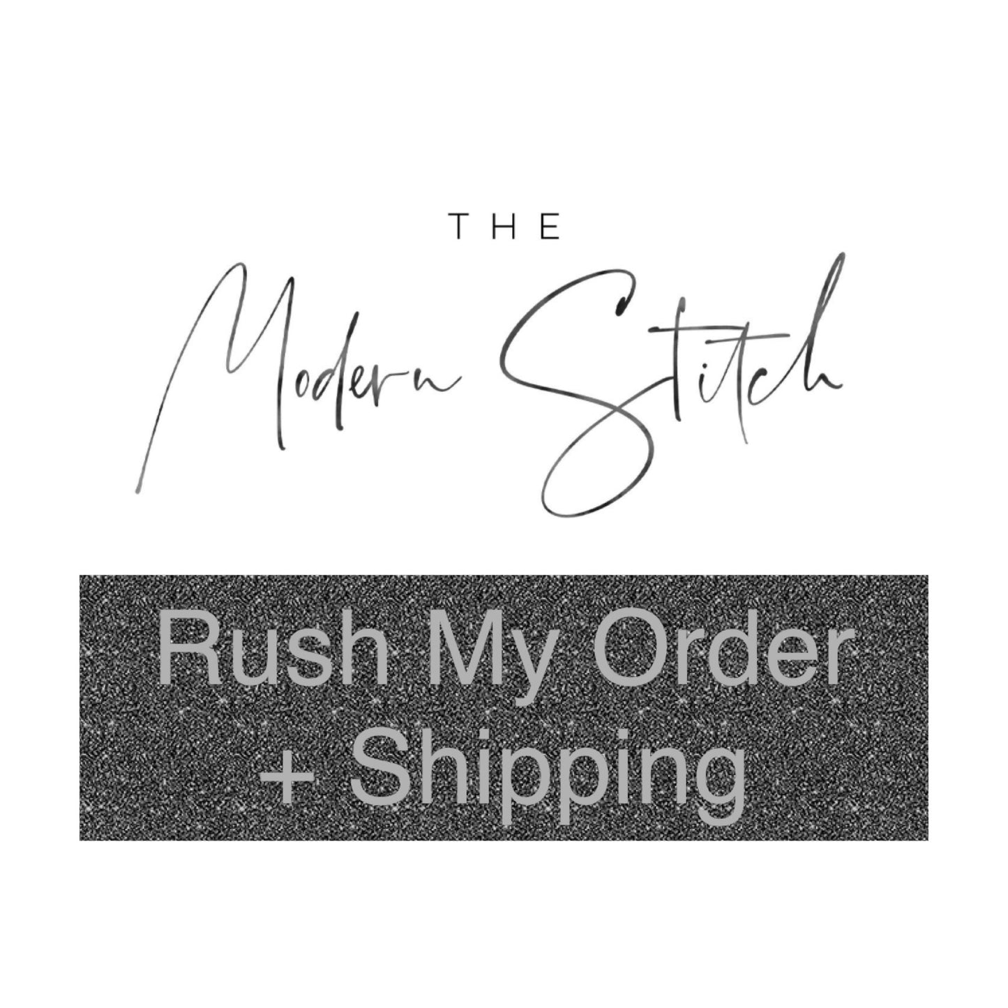 Rush My Order + 1 day Shipping