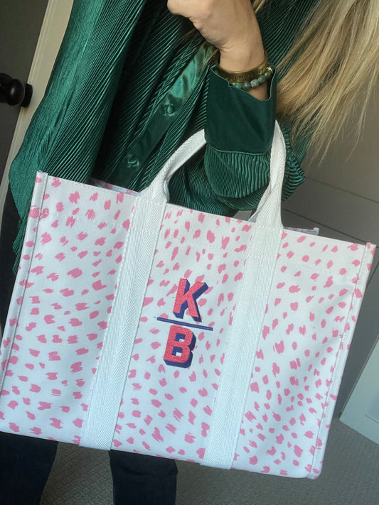 TRVL Spot-On Large Tote (monogram included)