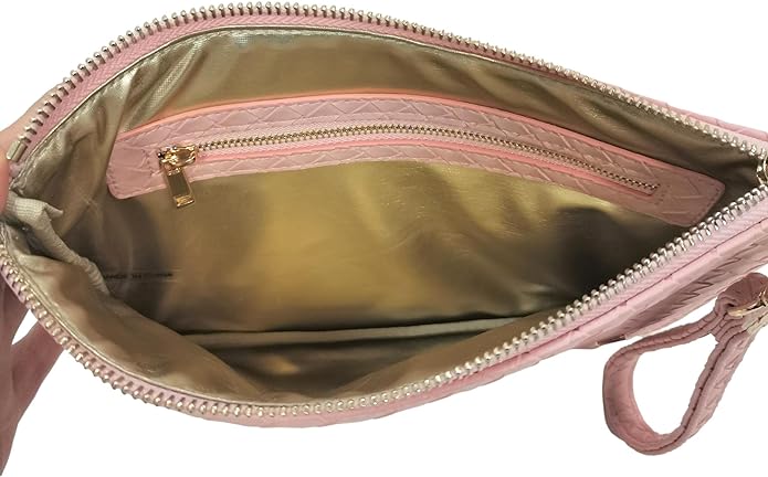 TRVL- Luxe Go-Go Wristlet- Pink Sand