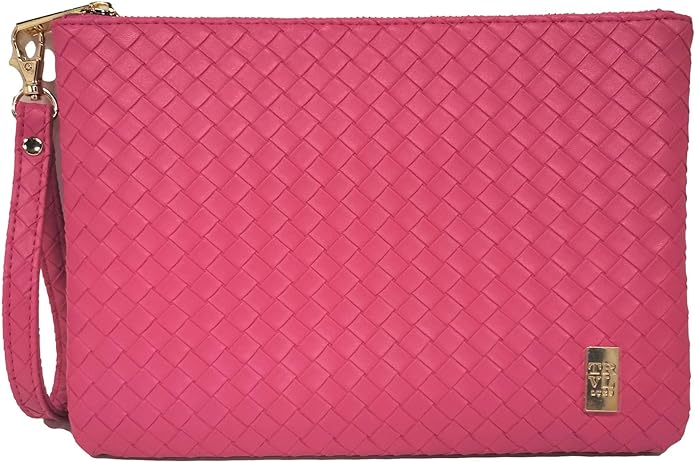 TRVL- Luxe Go-Go Wristlet- Pink Sand