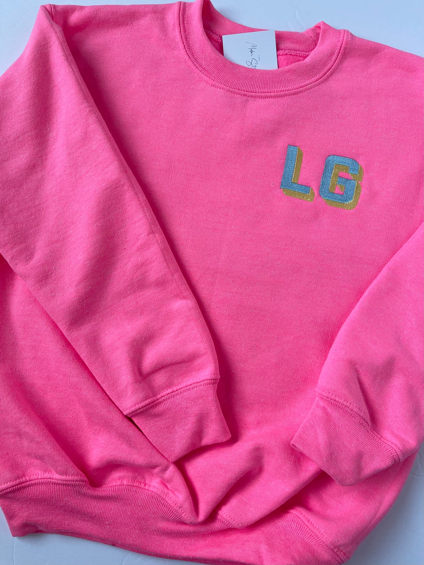 Neon Initial Sweatshirts